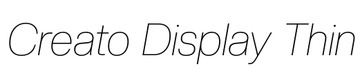 Creato Display Thin
