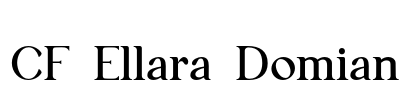 CF Ellara Domian Font Image
