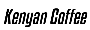 Kenyan Coffee Font Image