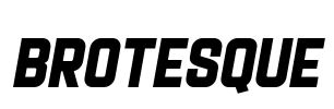 Brotesque Font Image