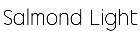 Salmond Light Font Image