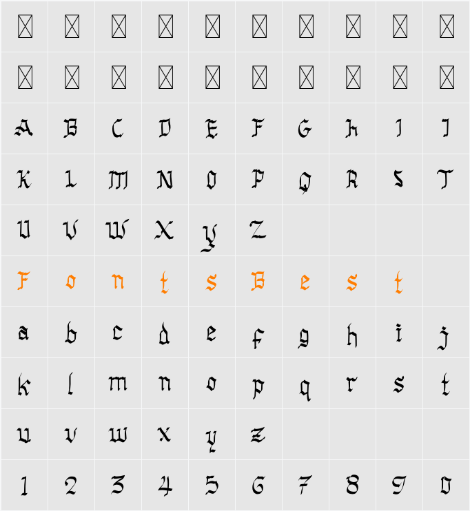 The Monster Character Map