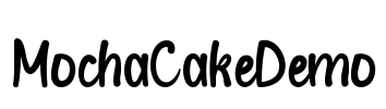 MochaCakeDemo Font Image
