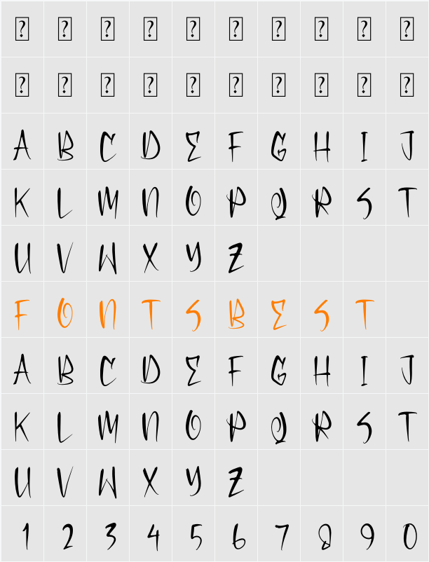 Shadow Pumpkin Character Map