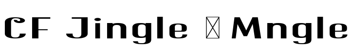 CF Jingle & Mngle Font Image