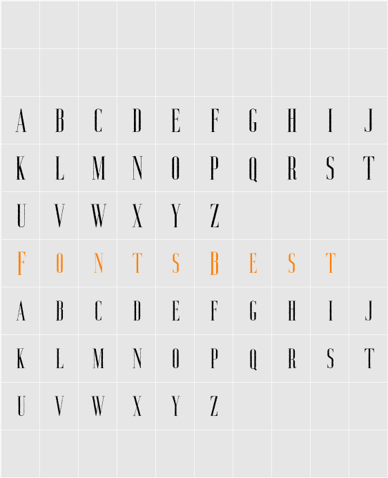 Aguero Serif Rough Demo Character Map
