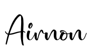 Airnon Font Image