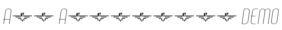 Air Americana DEMO Font Image