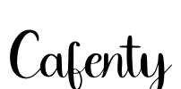Cafenty Font Image