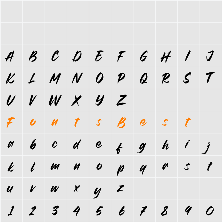 Spotlight Character Map