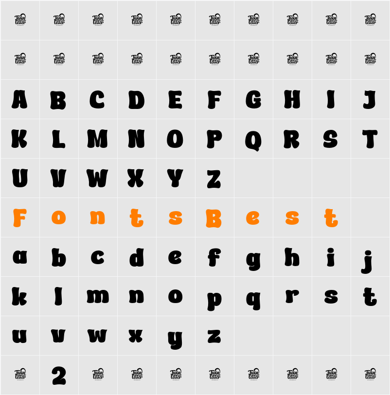 MILAYU Trial Character Map
