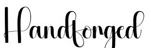 Handforged Font Image