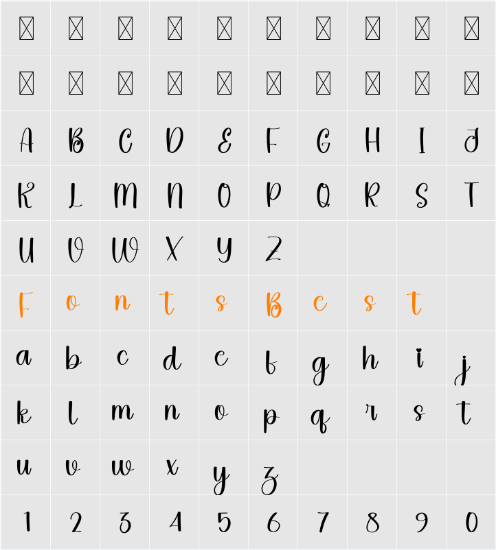 Bouncing Character Map