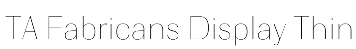 TA Fabricans Display Thin
