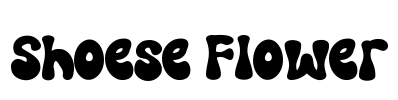 Shoese Flower Font Image