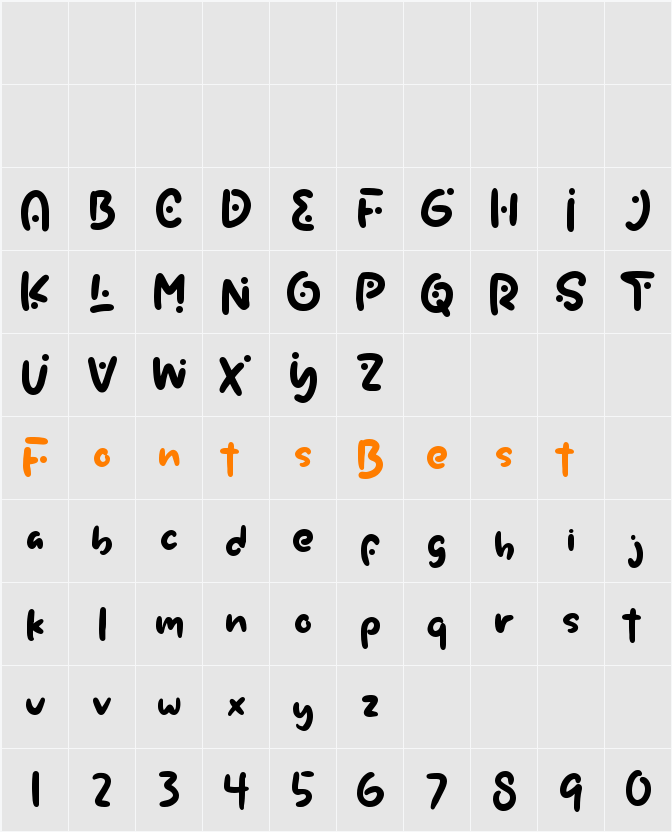 Monas Character Map