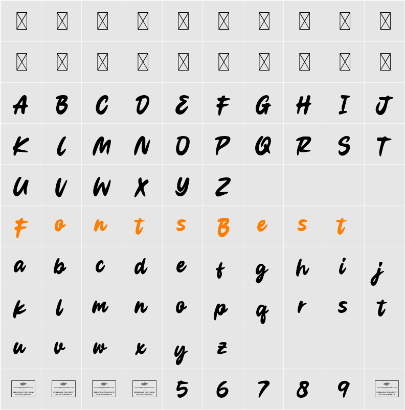 Quandary Free Character Map