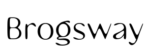 Brogsway Font Image