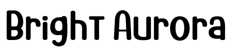 Bright Aurora Font Image