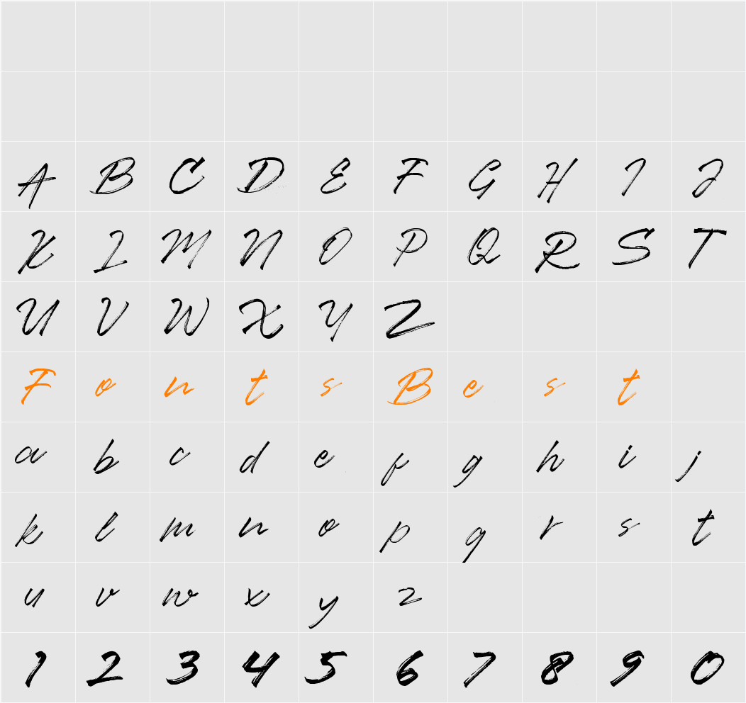 Ancient Character Map