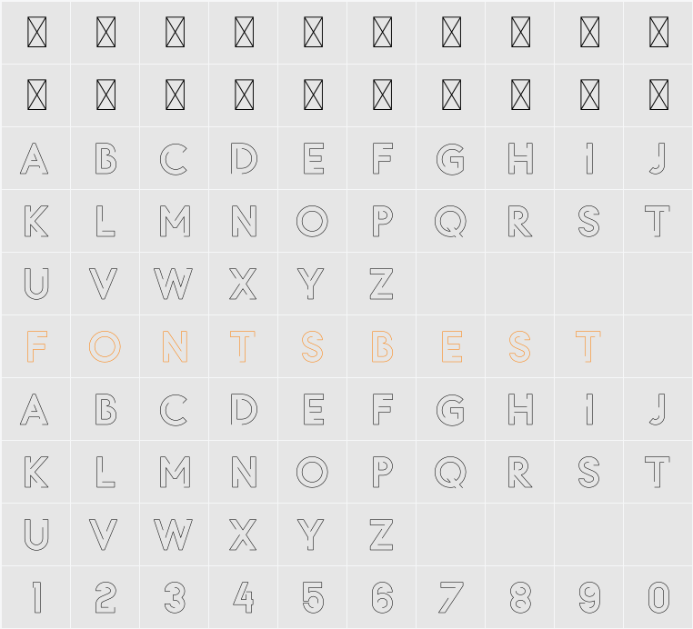 Lotus Character Map