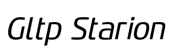 Gltp Starion Font Image
