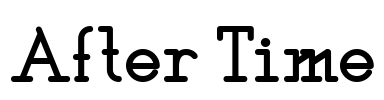 After Time Font Image