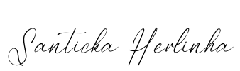 Santicka Herlinha Font Image