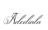 Adediala Font Image