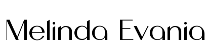 Melinda Evania Font Image