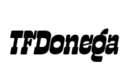 TFDonega Font Image