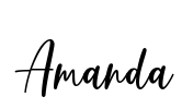 Amanda Font Image