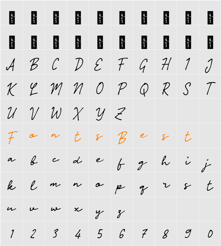n Nerusake Character Map