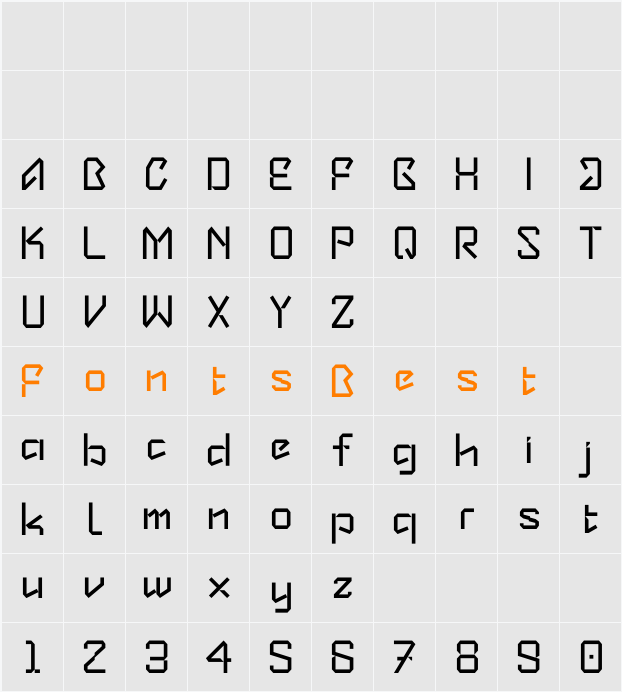 Betronix Character Map