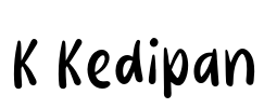 K Kedipan Font Image
