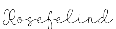 Rosefelind Font Image