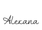 Alexana Font Image