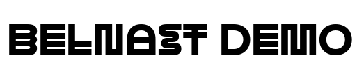 Belnast Demo Font Image