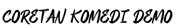 Coretan Komedi DEMO Font Image