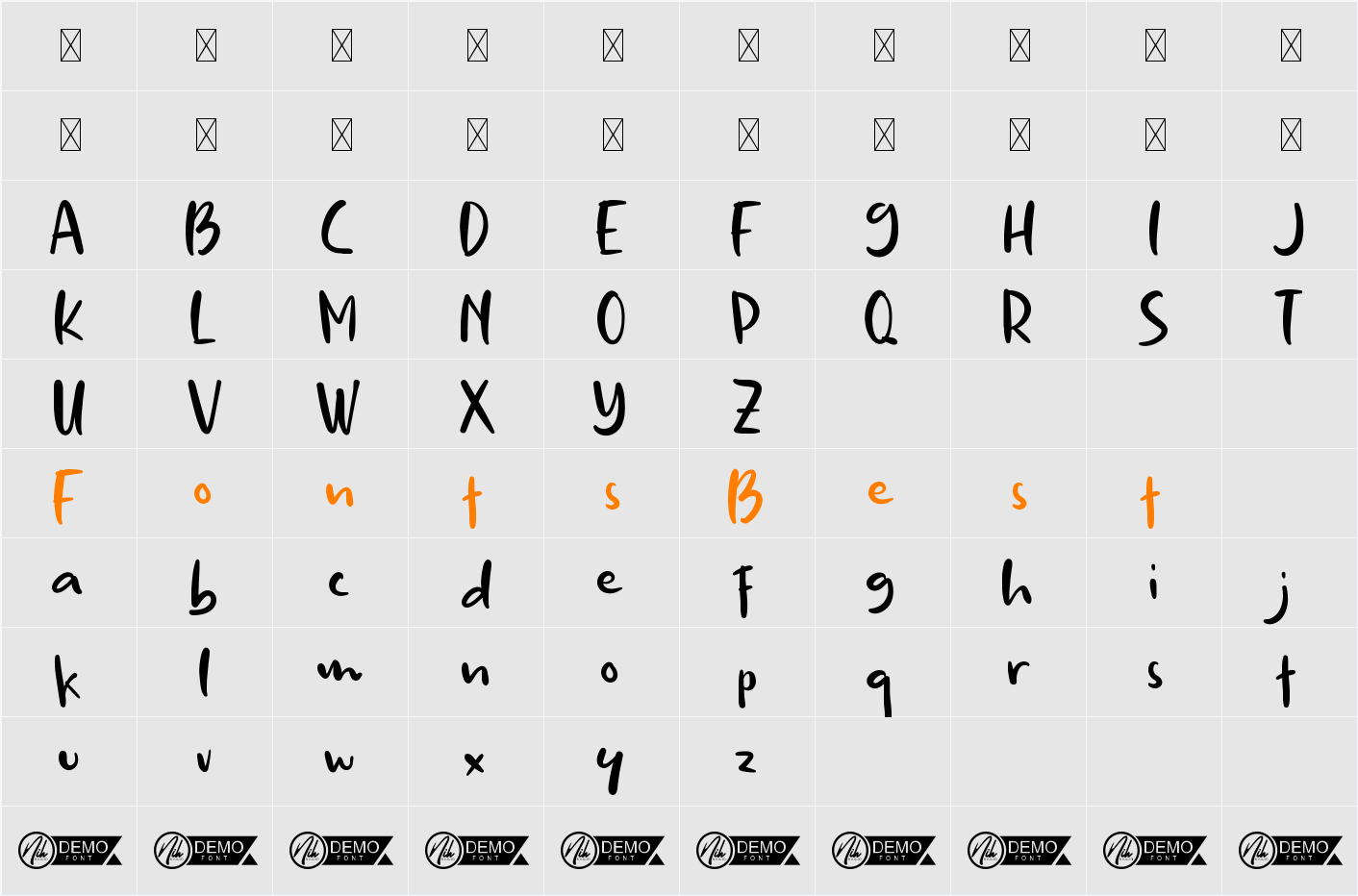 Cerita Bahagia Demo Character Map
