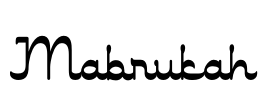 Mabrukah Font Image