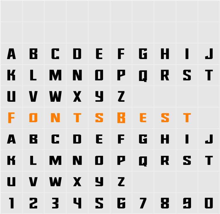 Dynamic Trooper Wide Straight Character Map