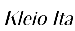 Kleio Ita Font Image