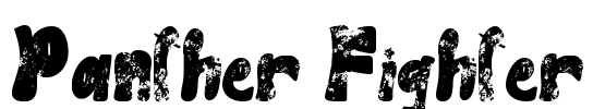 Panther Fighter Font Image