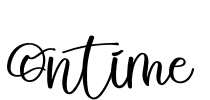 Ontime Font Image