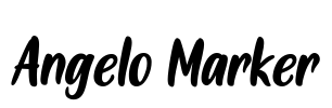 Angelo Marker Font Image