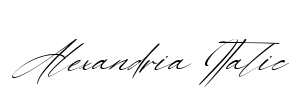 Alexandria Italic Font Image