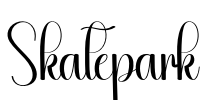 Skatepark Font Image