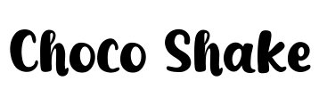 Choco Shake Font Image