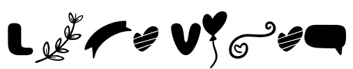 Love Vibes Font Image
